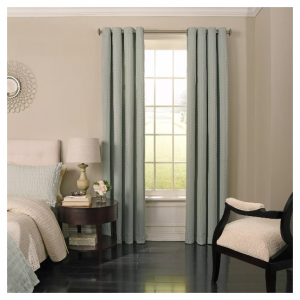 Malbrouk Blackout Curtain Panel Blue (52"x84") -  (1 Single Panel Only)