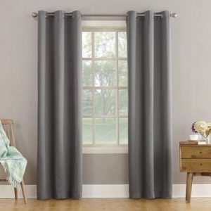 Lazlo Energy Efficient Grommet Curtain Panel Gray -  (1 Single Panel Only)
