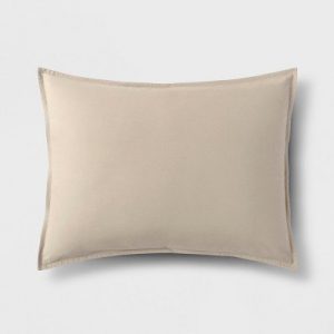 Natural Solid Sham (Standard)