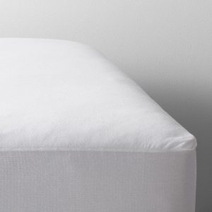 Waterproof Fitted Mattress Protector (Twin) White