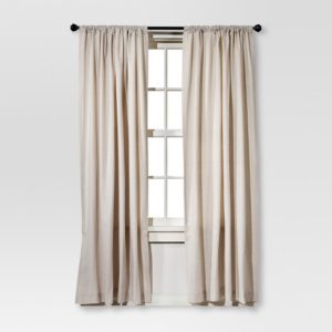 84"x54" Farrah Curtain Panel Cream