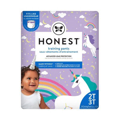 The Honest Company Disposable Training Pants, Dinosaurs, 3T/4T, 23 ct :  : Baby