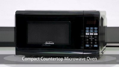 Sunbeam 0.7 cu ft Countertop Microwave - Black (SGCMV807BK-07) for