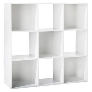11" 6 Cube Organizer Shelf White