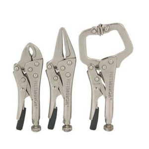 3 Pc Mini Vise Locking Pliers Set Welding Grip Clamps Metal Car Auto Wrench Tool