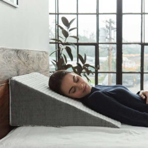 Brentwood Home Whitney Wedge Pillow with Gel Memory Foam Wedge Pillow