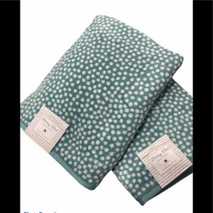 Ditsy Dot Bath Towel, Washcloth, and Hand Towel 4PK