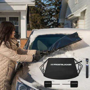 FrostBlocker Winter Windshield & Mirror Covers With Storage Pouch
