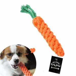 House Of Barker Rope Toys for Dog (Carrot Rope, Large)
