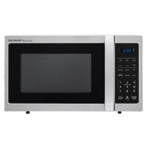 Sharp 0.9-cu ft 900-Watt Countertop Microwave (Stainless Steel)
