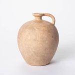 8" x 7" Weathered Jug Vase Brown