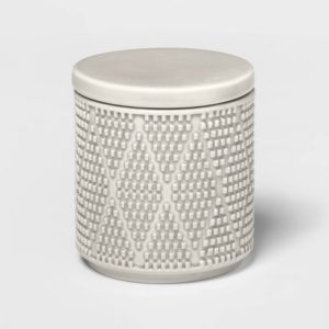 Canby Ceramic Canister Gray