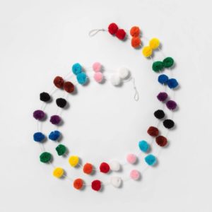 Double Strand Pom Garland Multi