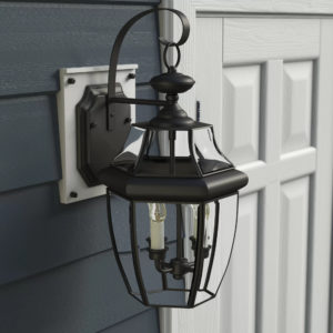 Washington Mews 3 - Bulb 22.5" H Beveled Outdoor Wall Lantern