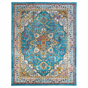 Carmen Rug Collection, Barlow Blue 5X7