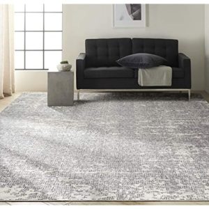 Calvin Klein Vapor Ivory/Black 9' x 12' Area Rug