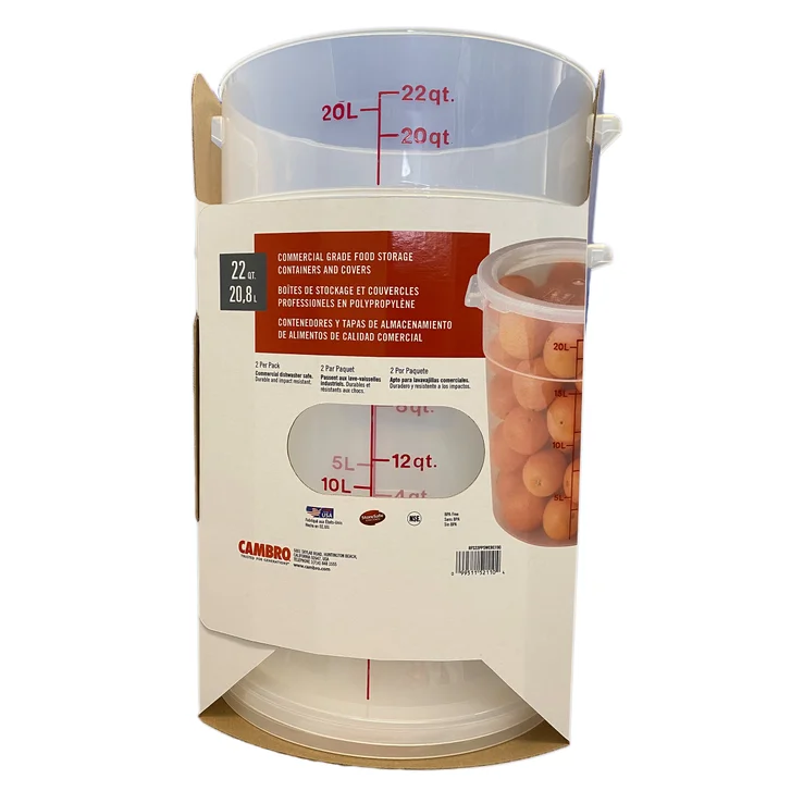 Cambro 22-Quart Bucket (2-Pack)
