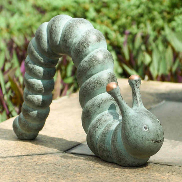 Resin Caterpillar Statue