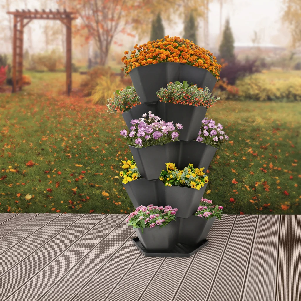 5-Tier Stackable Planter