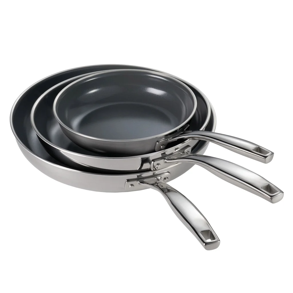 Tramontina 3pc SS Ceramic