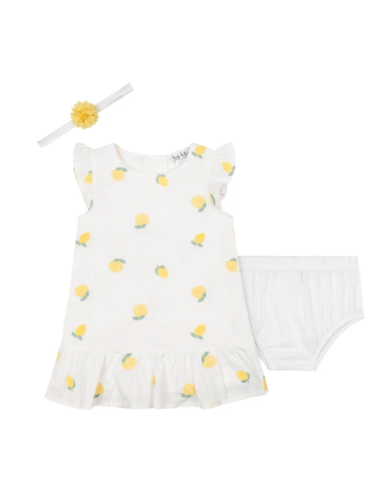 Nicole Miller Infant Girls' Dress and Bloomer, 2-Piece Set, Sizes 12M-24M
