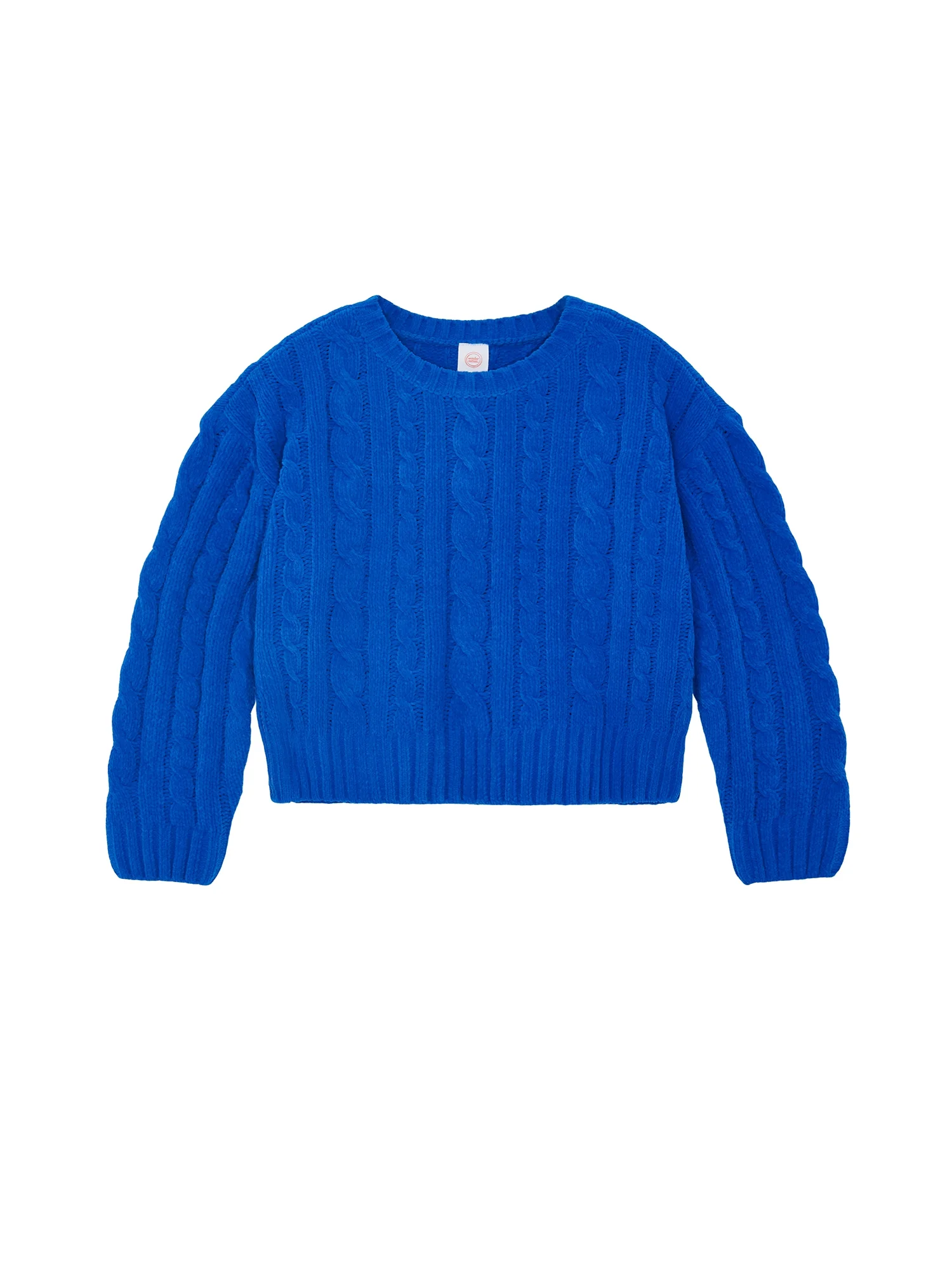 Wonder Nation Toddler Girls Cable Knit Sweater, Sizes 12M-5T