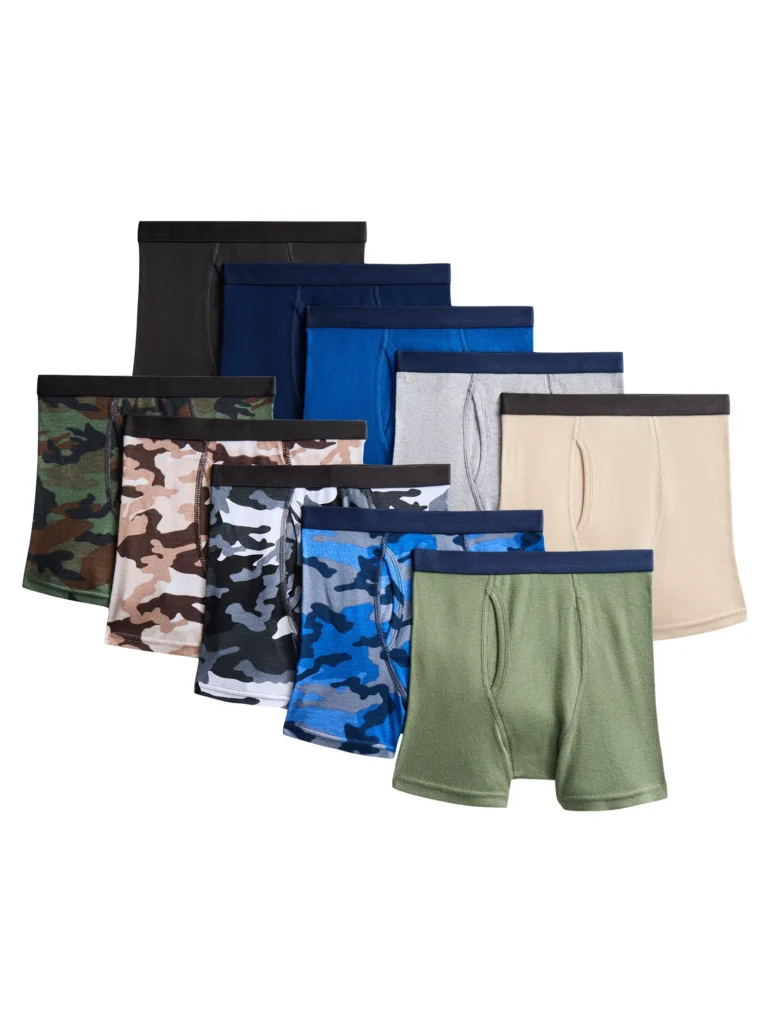 The Children's Place Boys Boxer Brief Underwear, 10-Pack, Sizes XS-XXL