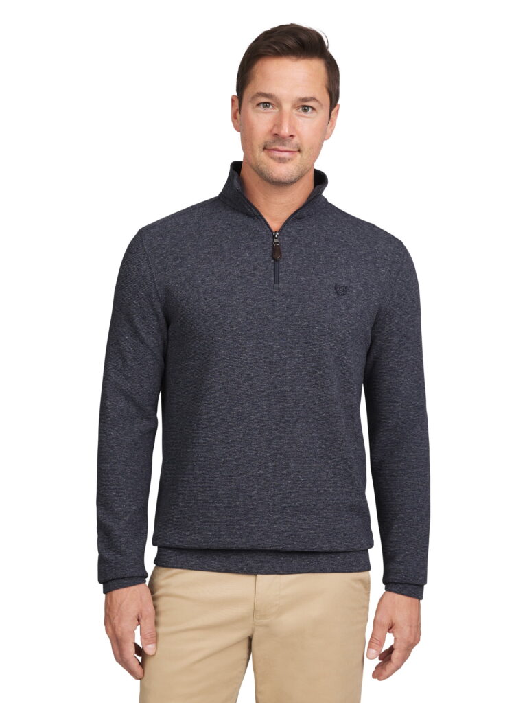 Chaps Men's & Big Men's Jaspe Quarter Zip Sweater, Sizes S-3XL