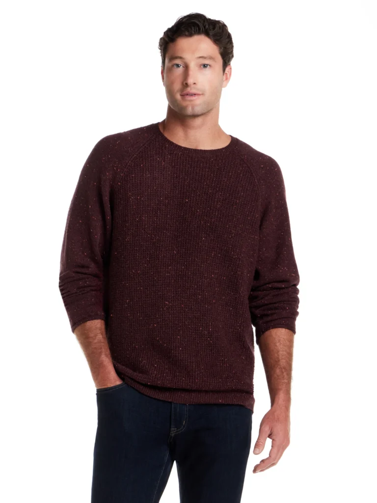 Frontier Threads Men's Donegal Crew Neck Sweater