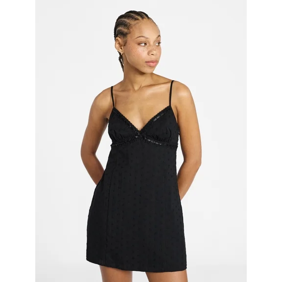 No Boundaries Womens Sequin Cami Mini Dress, Women's Sizes XXS-XXL