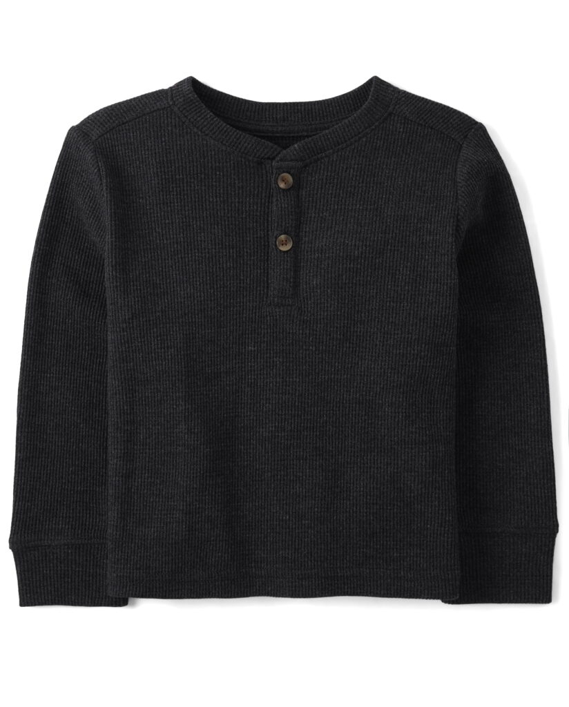 The Children's Place Toddler Boys Long Sleeve Utility Chambray Top, Sizes 6M-5T