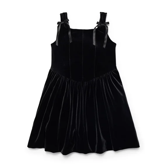 Weekend Academy Girls Sleeveless Velour Corset Dress, Sizes 4-18