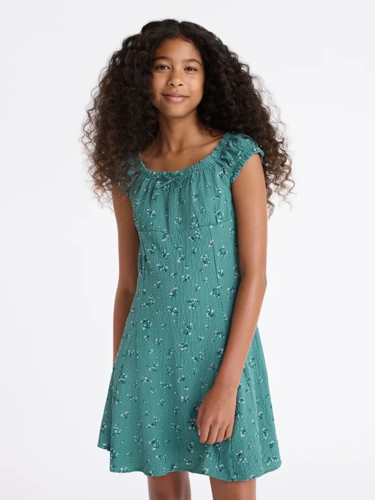 Weekend Academy Girls Empire Waist Mini Dress, Sizes 4-18