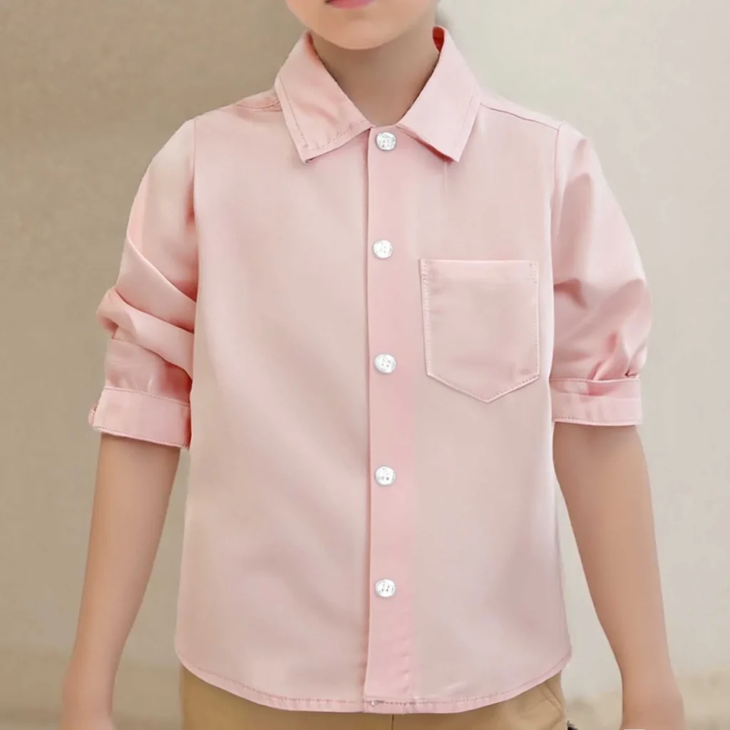 Button up rose dusk shirt (4-5 years)