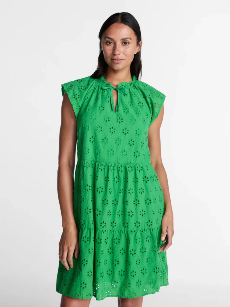 TT Eyelet mini dress