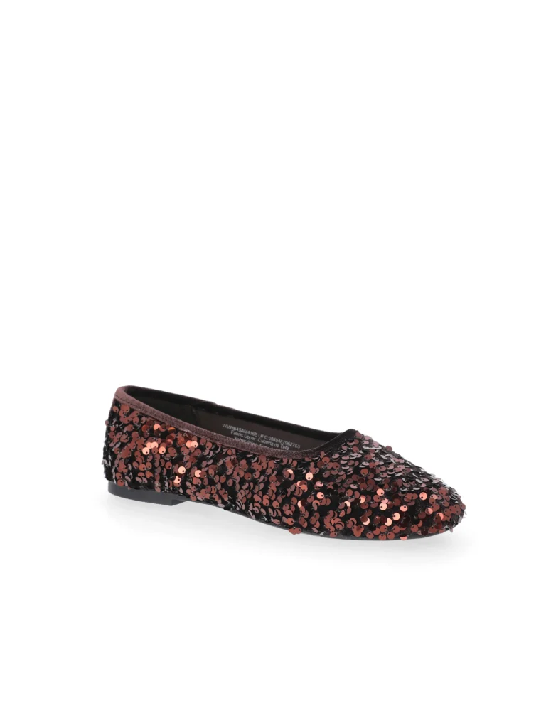 No Boundaries Women's Sequin Ballet Flats