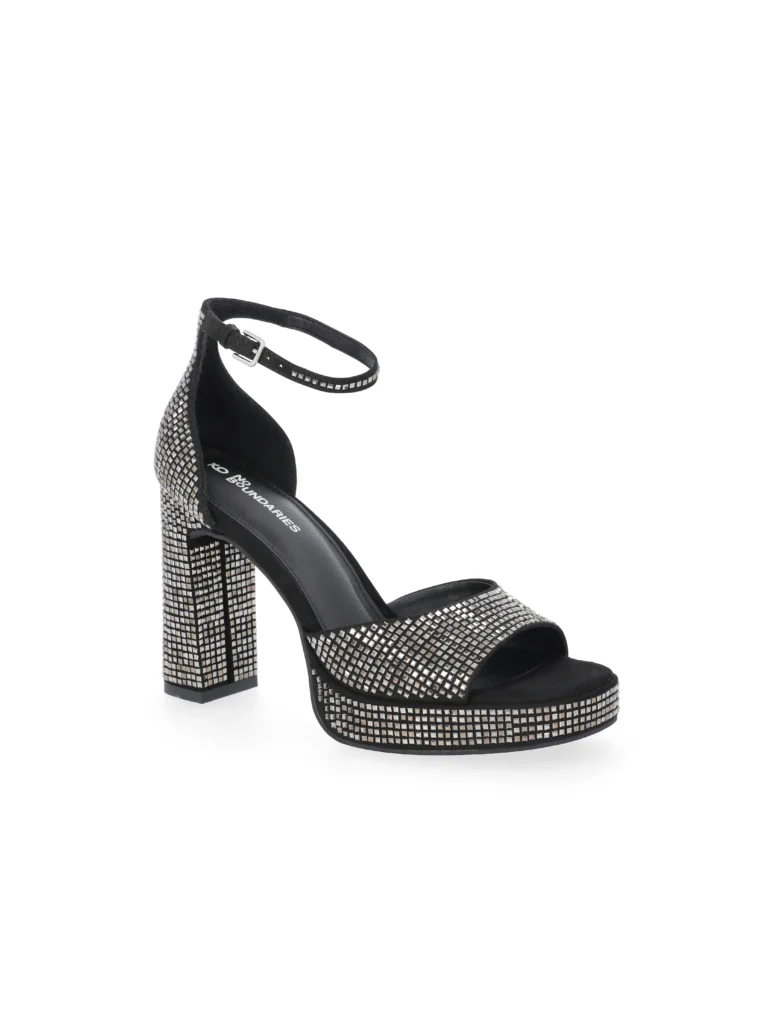 No Boundaries Women's Open Toe Platform Heels