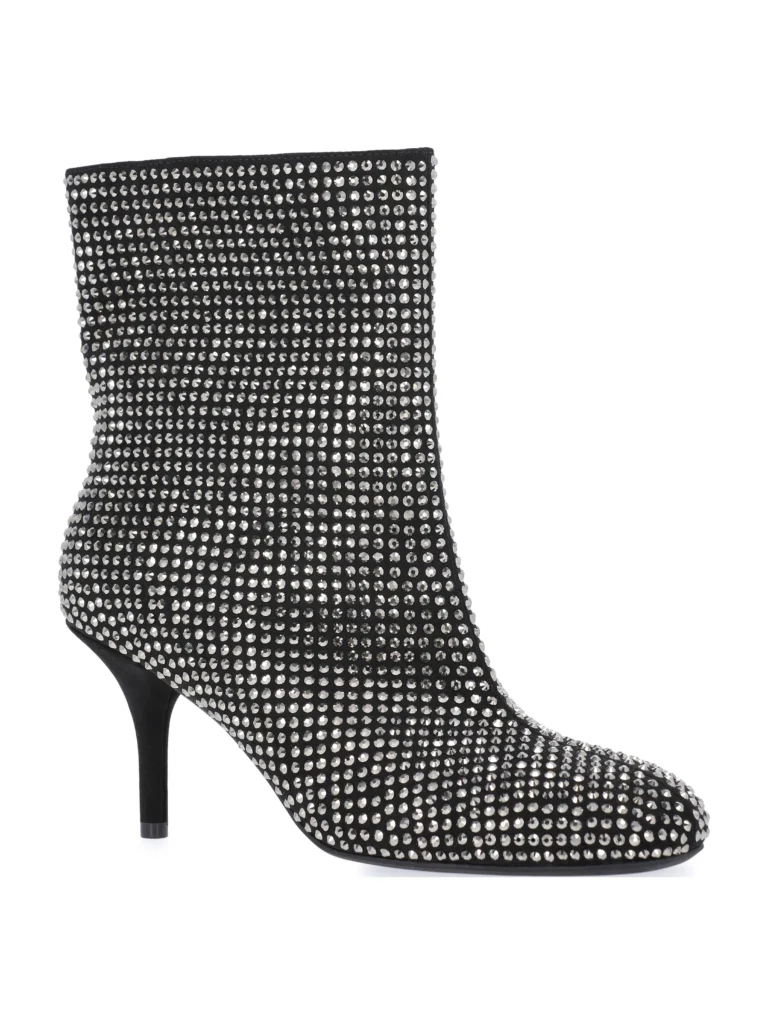 Scoop Women's Rhinestone Embellished Heeled Booties
