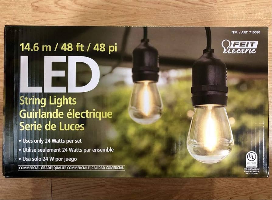 Feit Electric LED 48 Ft String Lights