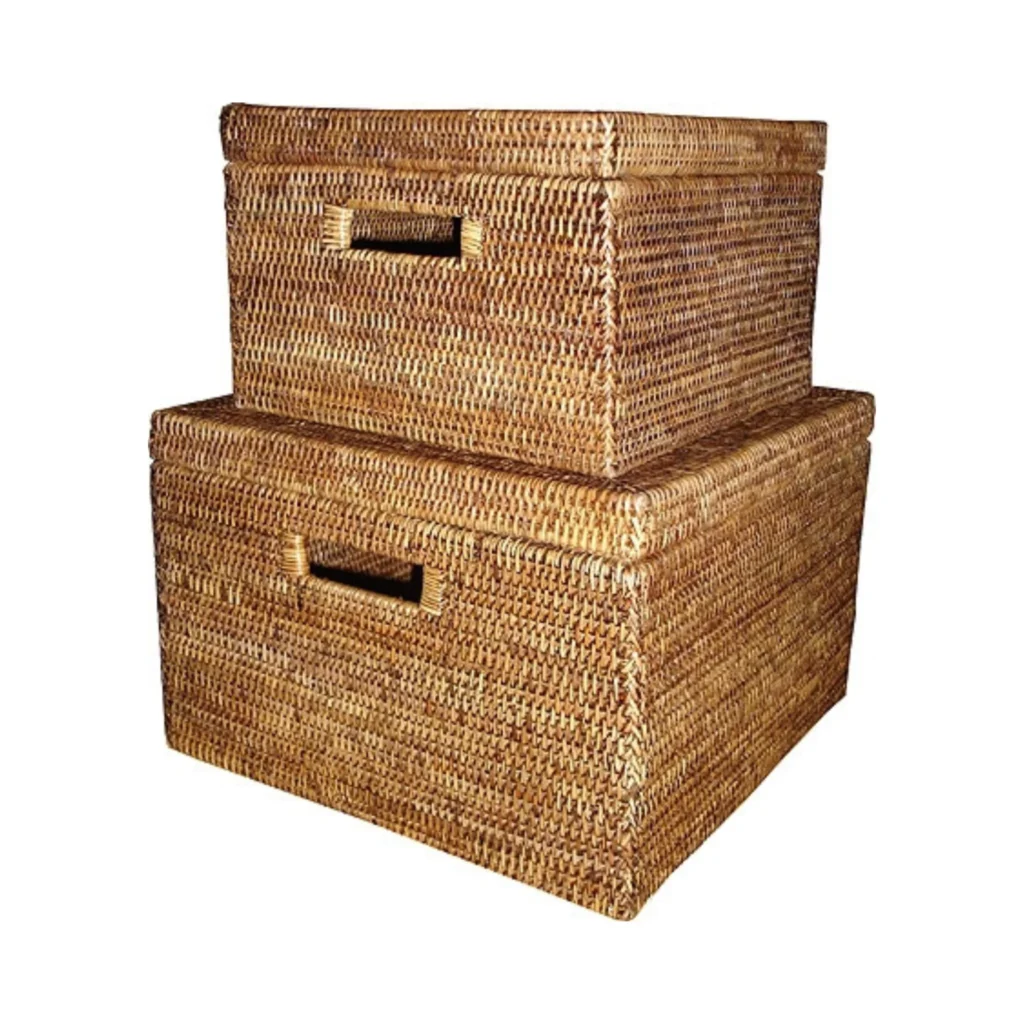 Opalhouse Square Basket with Lid