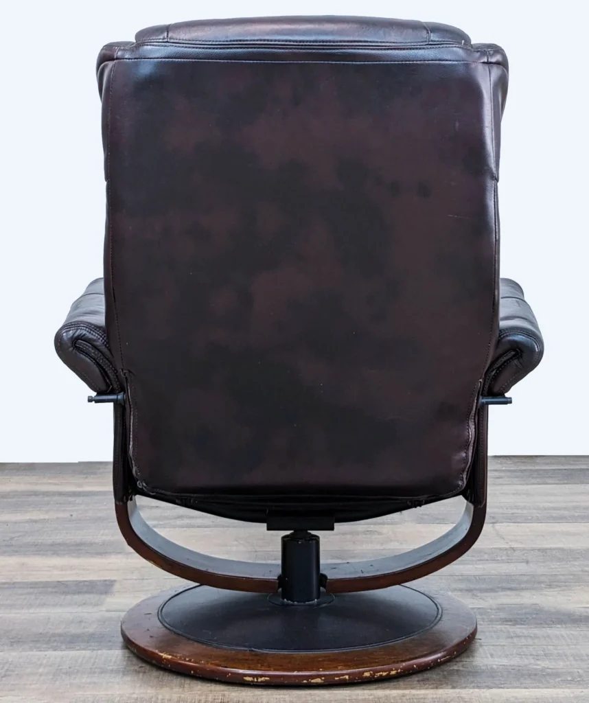 True Innovations Leather Swivel / Glider Recliner Chair