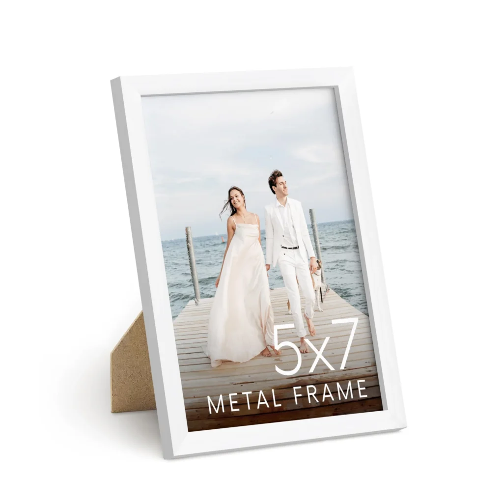 Threshold 5" X 7" White Photo Frame