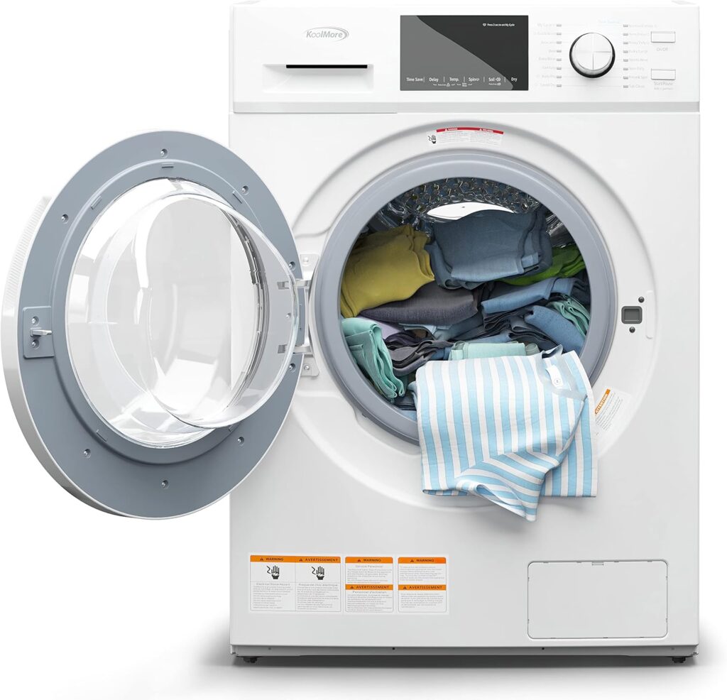 2.6 Cu Ft Front Load Wash & Dryer Combo