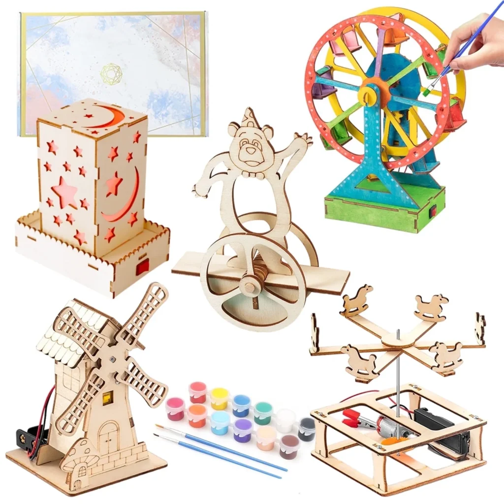 Kids Wooden Creativity Kits