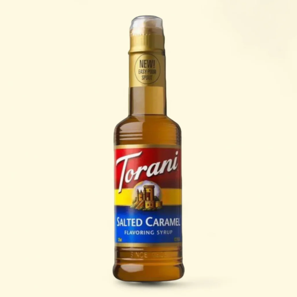 Torani Salted Caramel and Strawberry Syrup