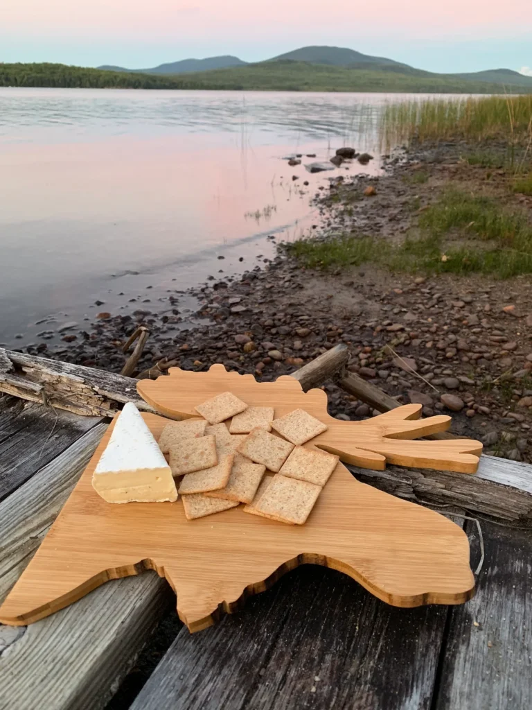 Quiet Water Moose Cutting Board