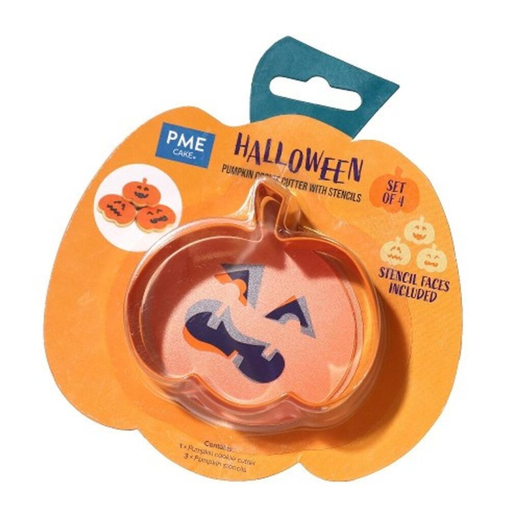 Pme Halloween Pumpkin Cookie Cutter and Stencil Kit