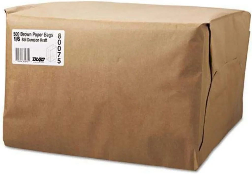 5.87x3.56x11 Inch Paper Grocery Bags ( 500 Count)