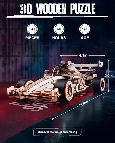 Race Cars Build Your Own Puzzle
