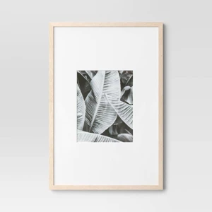 20" X 30" Matted to 11" X 14" Poster Frame Light Wood - Threshold